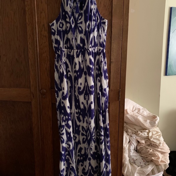 Athleta Sz L Maxi Dress - Picture 3 of 5
